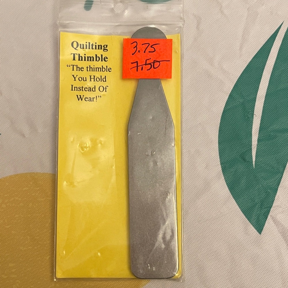 ISO In Search of Quilting Thimble - Silver